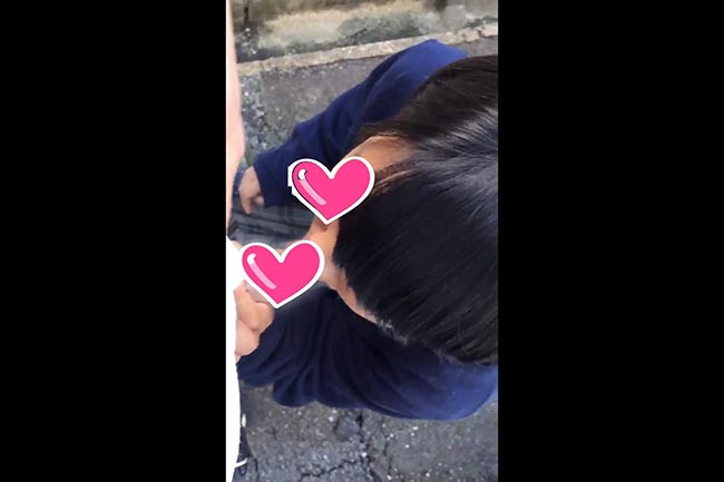 J〇カップルの露出はめ動画
